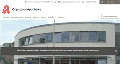 Desktop Screenshot of olympiaapothekepinneberg.de