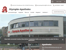 Tablet Screenshot of olympiaapothekepinneberg.de